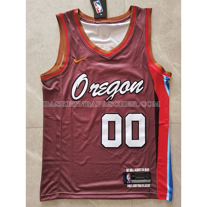 Maillot Portland Trail Blazers Carmelo Anthony Ville 2020-21 Marron